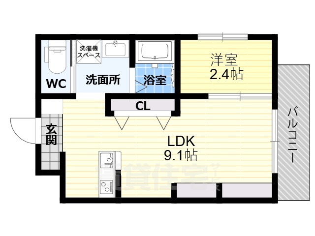 【エヌエムキャトフヴァンオンズの間取り】