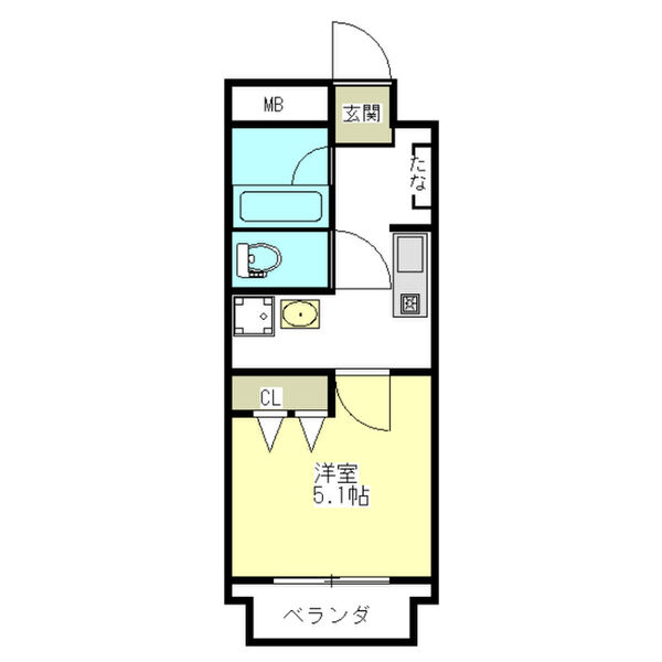 SSハイツの間取り