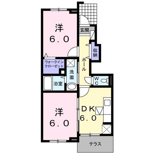 ［大東建託］サンリットネアIIの間取り