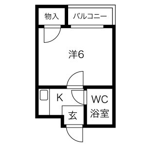 JPアパートメント枚方の間取り