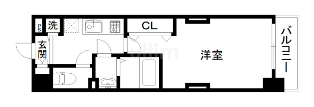 Luxe京都西大路の間取り