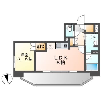 プレサンスロジェ車道駅前ＮＯＲＴＨの間取り