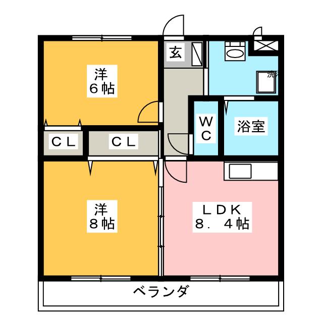 アイリス’Iの間取り