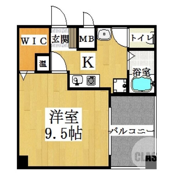 堺市堺区市之町西のマンションの間取り