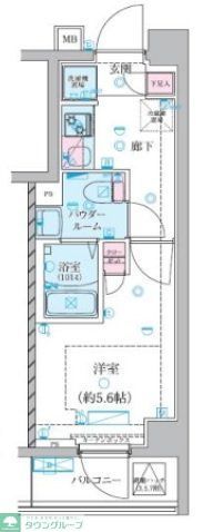 GENOVIA堀切菖蒲園の間取り