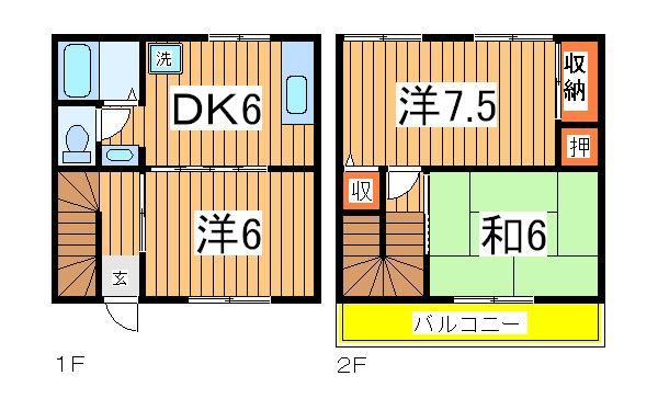 【メゾンアベの間取り】