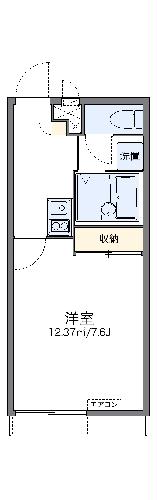 レオパレスアメイシャの間取り