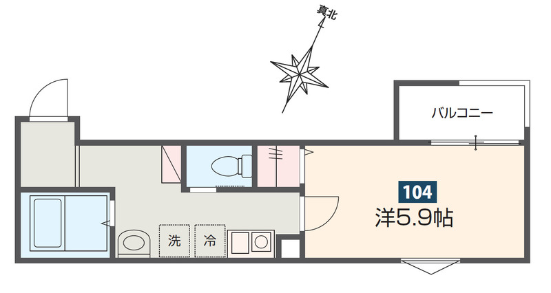 【MELDIA京成高砂の間取り】