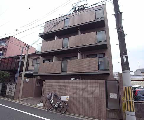 京都市北区紫竹北栗栖町のマンションの建物外観