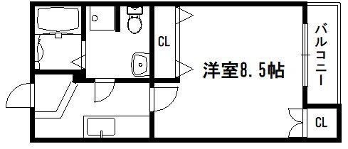 【グランハイツの間取り】