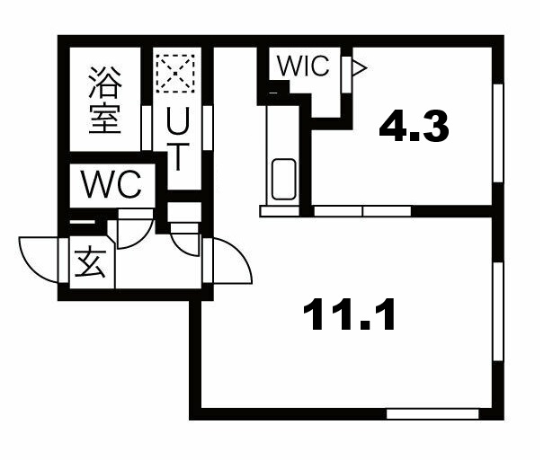 グランエリーナ南郷の間取り