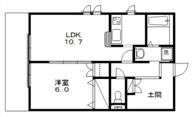 リヴァージュ湘南の間取り