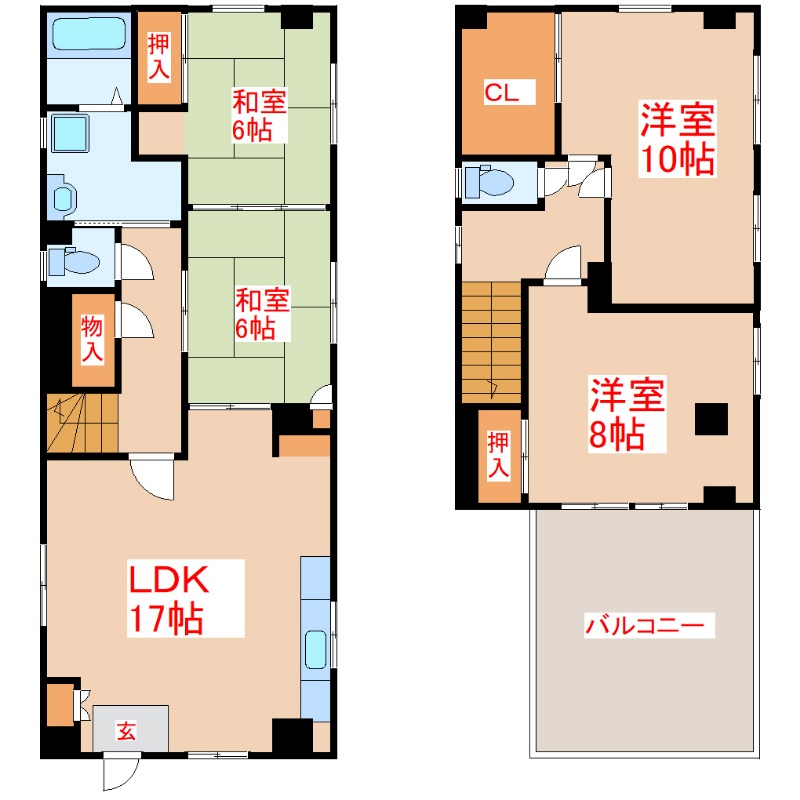 河内屋ビルの間取り