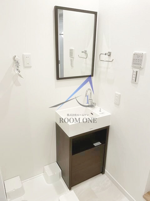 洗面設備　洗面台です。