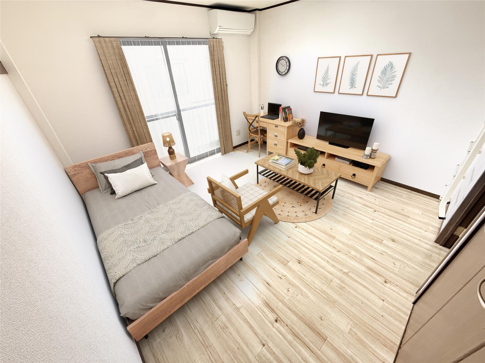 居室・リビング　※CG家具・家電。現状優先。