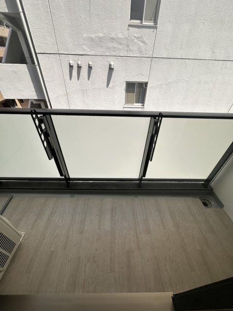 バルコニー　※建築工事中の別号室の写真です※
