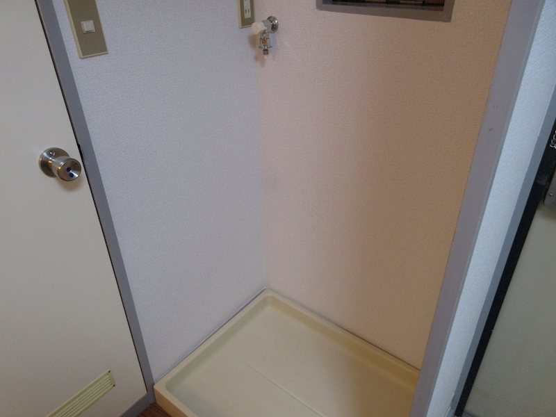 洗面設備　室内洗濯機置場