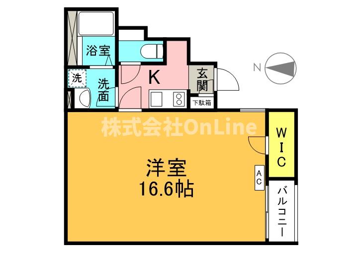 近鉄大阪線 恩智駅 徒歩6分 2階建 築10年の間取り写真