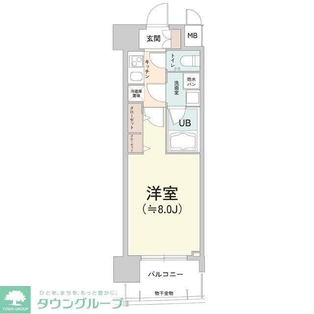 エスライズ本町東の間取り写真