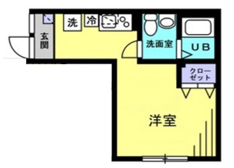 alcasa東大井の間取り写真