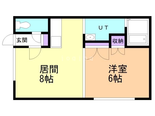 Ｋ’ｓハイツ　ｔｗｏの間取り