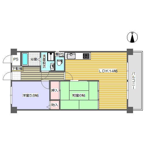 メゾン無憂館1の間取り