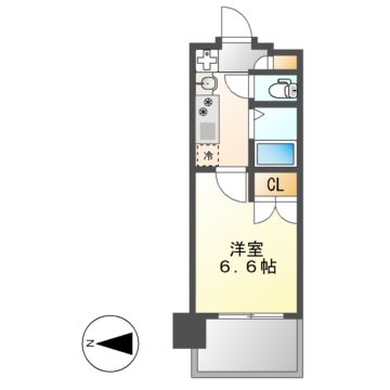 パルティール御器所の間取り