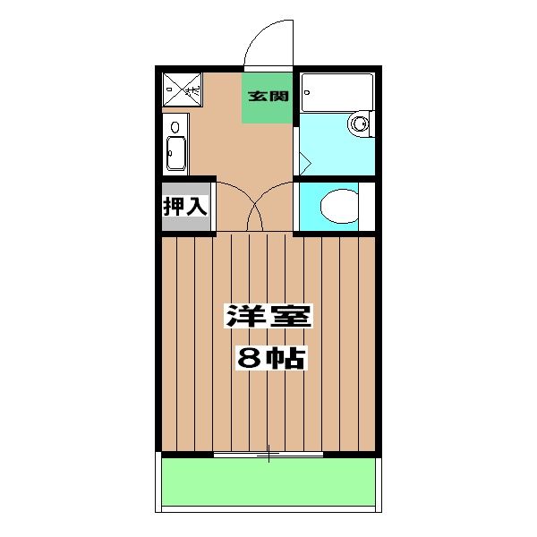 ハイツ松山の間取り