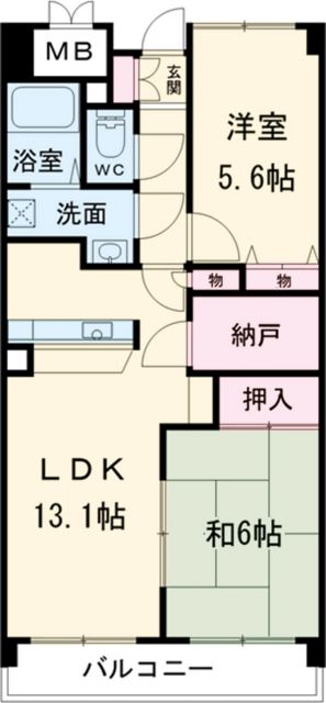 アーバンドエル大曽根東の間取り