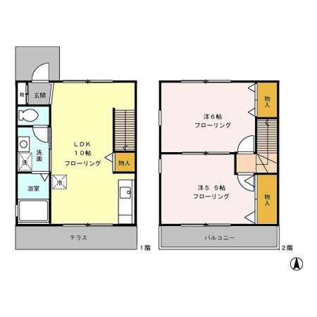 サニーハウスの間取り