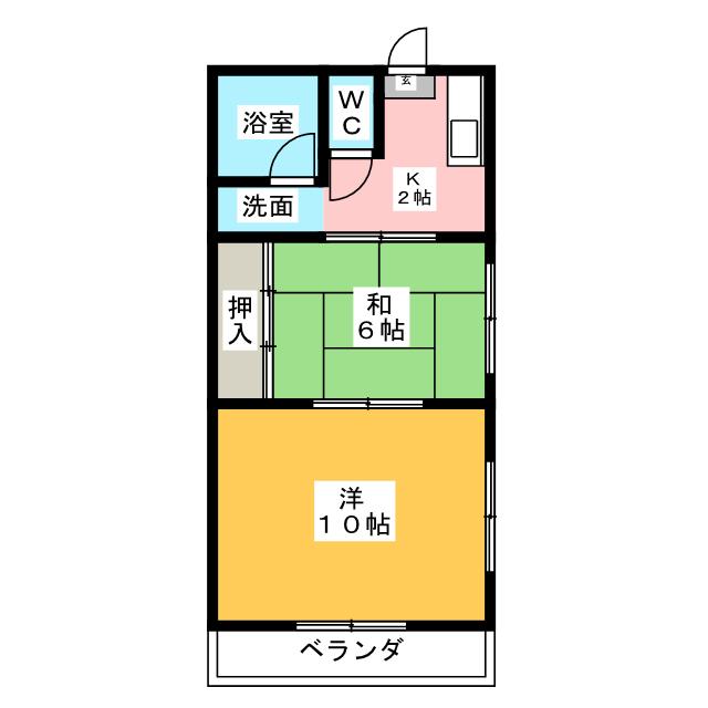 Ｉ・Ａビル　ドエル本陣の間取り