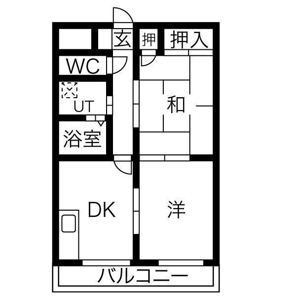 クラシティ御幸の間取り