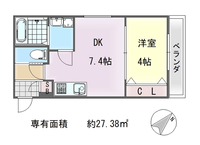 THE GARNET SUITE RESIDENCE 京大前EASTの間取り