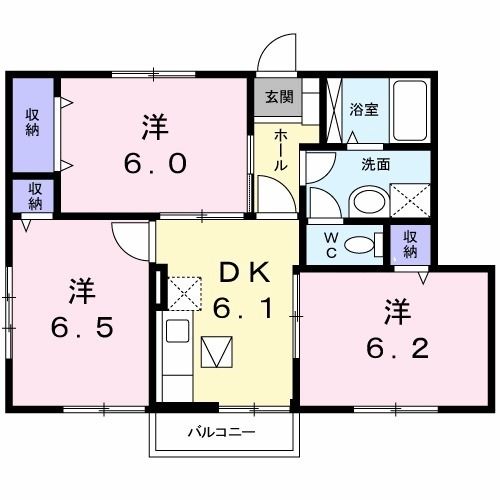 ベイスタ－Ａの間取り