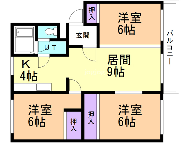 コーポオカムラの間取り