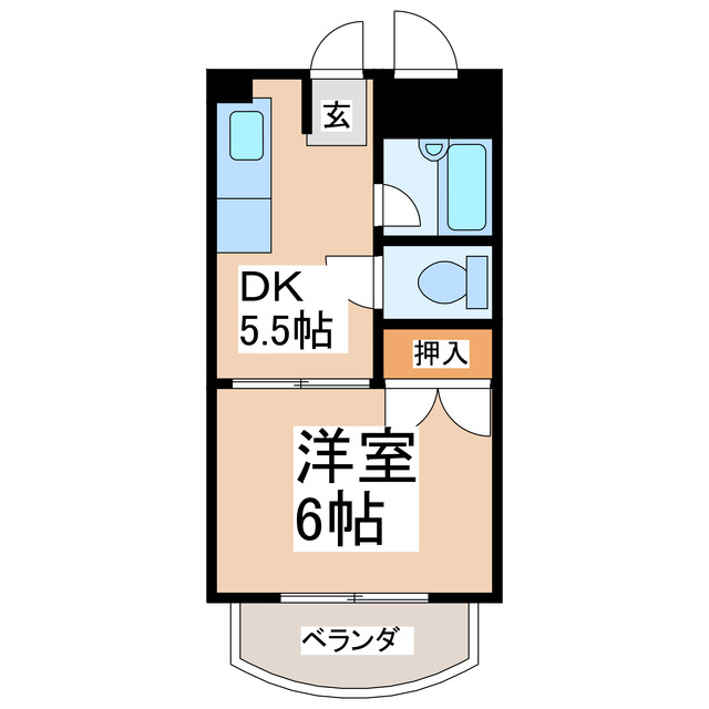 MH坪井の間取り