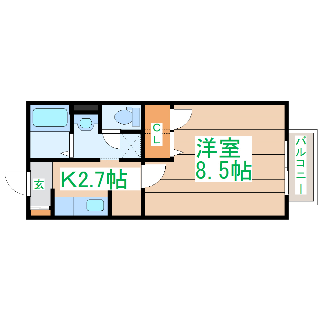 サンライト大和町の間取り