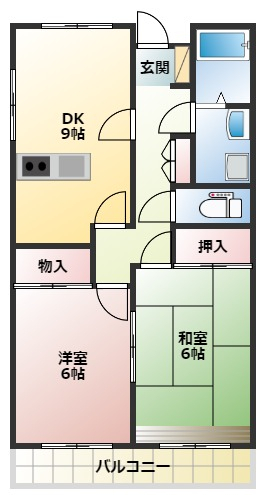 ジョイカムの間取り