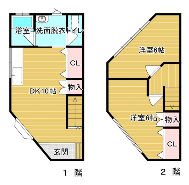 パインハイツの間取り