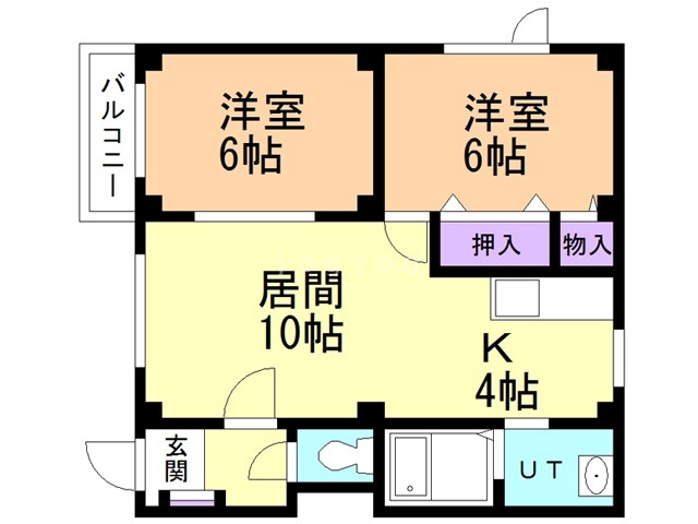 アールティー北８条の間取り