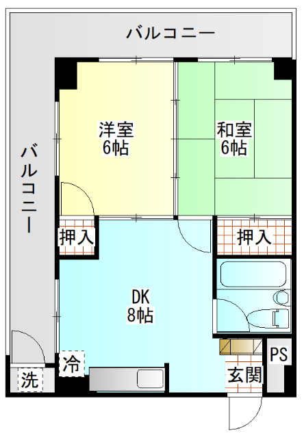 早川パインクレストの間取り