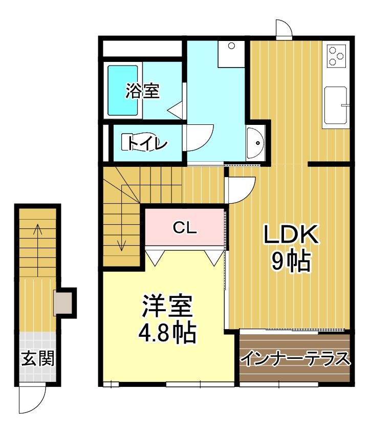 新生ソレイユの間取り