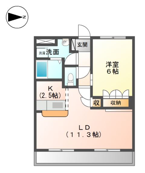 【フェリーチェの間取り】