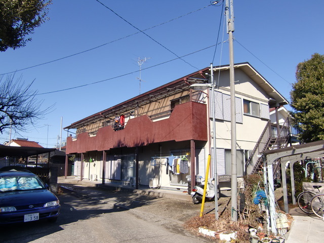 八王子市元横山町のアパートの建物外観