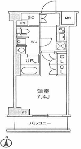 墨田区本所のマンションの間取り