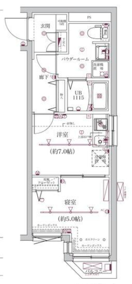 スクエアシティ新蒲田の間取り