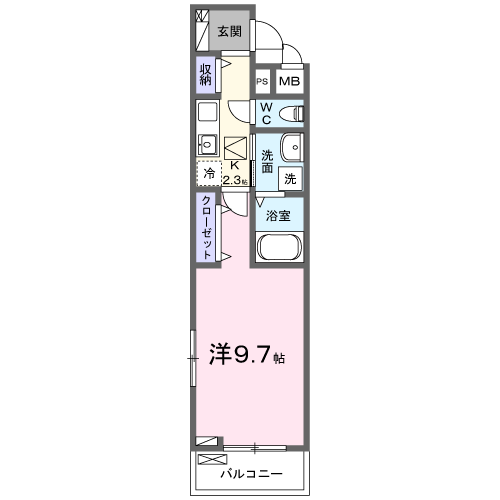 青龍シャトーの間取り