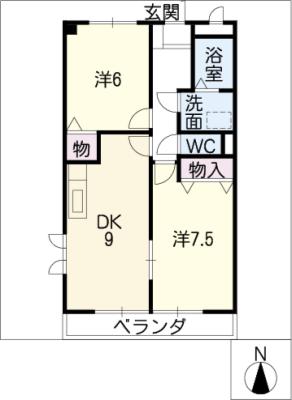 スプリーム１３の間取り