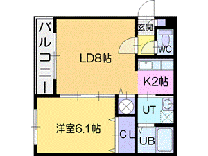 ボーンビルドの間取り