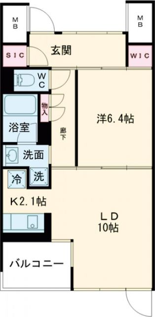 ガーデニエール砧ＷＥＳＴの間取り